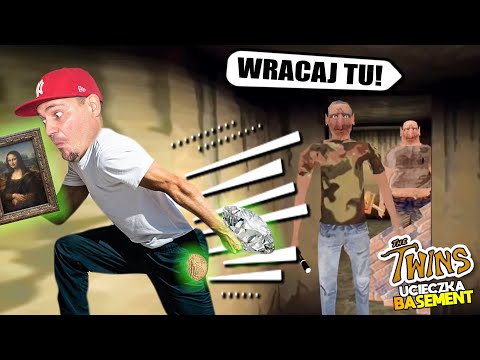 😮 UCIEKAM PRZED KUZYNAMI GRANNY | The Twins Piwnica Escape | Juniorski Gra 😮