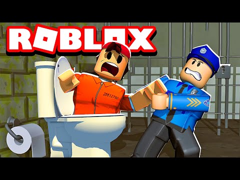 🚽 UCIEKŁEM PRZEZ KIBEL Z WIĘZIENIA! / Roblox Prison Break Story 🚽
