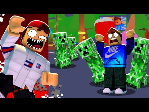 🤣 OBRONA PRZED CREEPERAMI NIE POSZŁA ZBYT DOBRZE! – Roblox Creeper Chaos 🤣