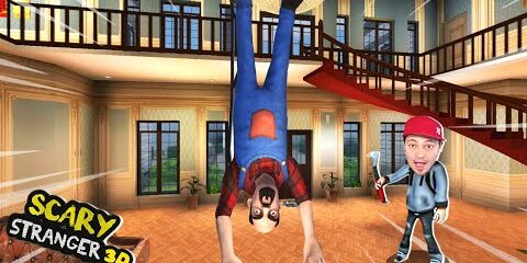 😂 PRANK Z ŻYRANDOLEM NA CHŁOPAKU PANI TEODOR? | Scary Stranger 3D | Juniorski Gra 😂