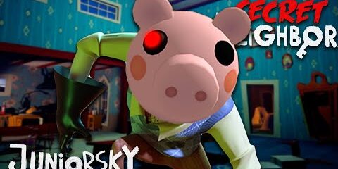 🐷 SĄSIAD TO PIGGY! + FAJF NOCY U SĄSIADA | Secret Neighbor (nowe mapki) 🐷