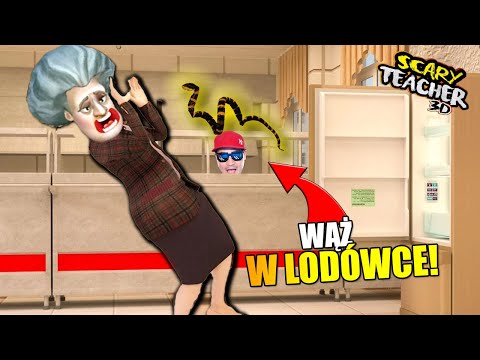 WĄŻ WYSKOCZYŁ Z LODÓWKI NA NAUCZYCIELKĘ! 😂 Moja Straszna Nauczycielka