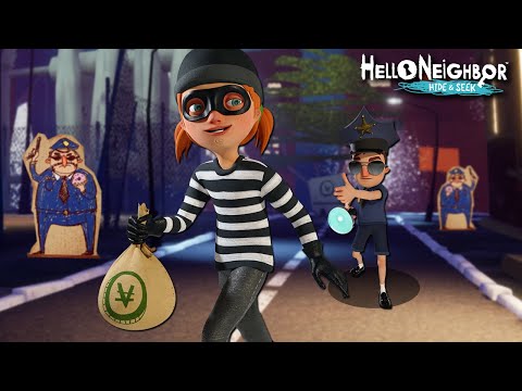 DZIECI SĄSIADA I ZABAWA W POLICJANTÓW I ZŁODZIEI 🧒 Hello Neighbor Hide And Seek (Akt 2)