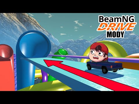 SAMOCHODY W AQUAPARKU! 🚗 Beam.NG Mody