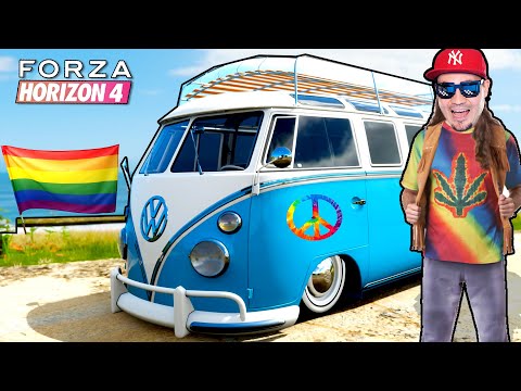 TEN VOLKSWAGEN DLA HIPPISÓW JEST MEGA SZYBKI! 🚗 Forza Horizon 4