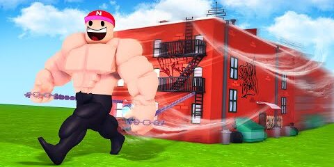 CIĄGNE NAJCIĘŻSZE RZECZY W ROBLOX! 💪 Roblox Strongman Simulator