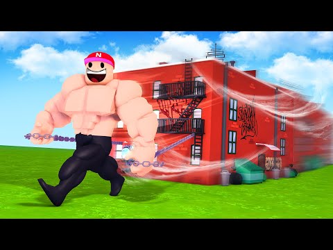 CIĄGNE NAJCIĘŻSZE RZECZY W ROBLOX! 💪 Roblox Strongman Simulator