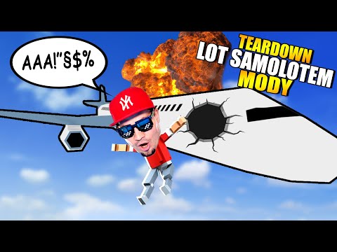 DZIURA W SAMOLOCIE! *porozrywało ludzi* ✈ Teardown Mody
