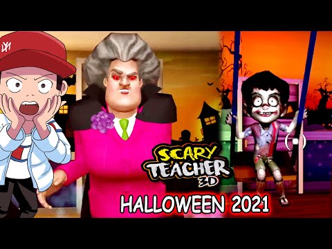 PANI TEODOR TO WAMPIR! 🧛 Scary Teacher 3D Halloween
