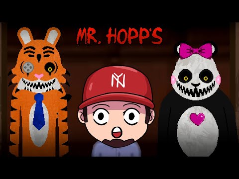 UCIECZKA PRZED KRWIOŻERCZYMI MASKOTKAMI! 🙀 Mr. Hopp’s Manor Escape