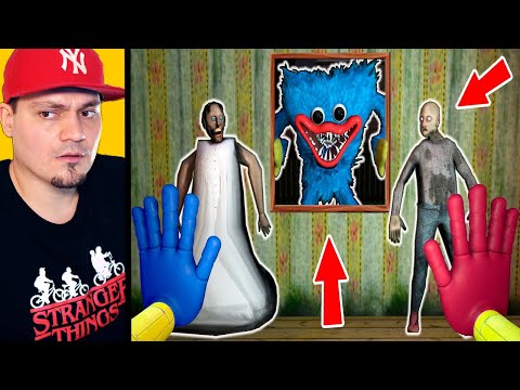 HUGGY WUGGY U GRANNY! *są przerażeni* 🙀