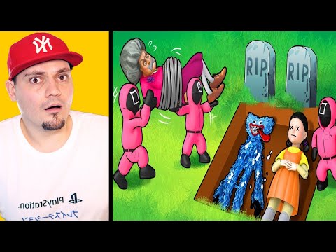HUGGY WUGGY W SQUID GAME! *nie przeżył* 🙀