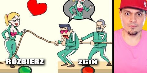 CIĘŻKIE PYTANIA W SQUID GAME 🤔 Draw Puzzle Train Your Brain