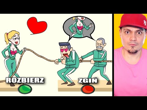 CIĘŻKIE PYTANIA W SQUID GAME 🤔 Draw Puzzle Train Your Brain