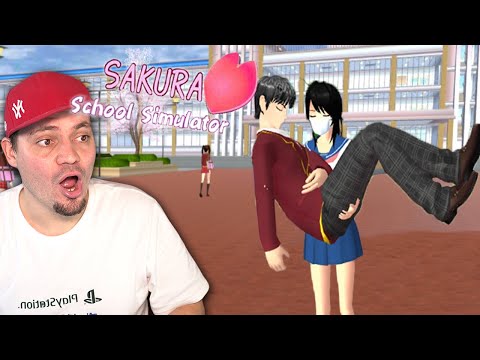 NOSZĘ SENPAIA NA RĘKACH ❤️ Sakura School Simulator