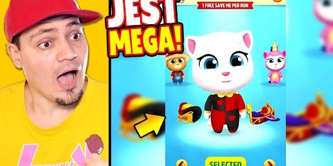 ODBLOKOWAŁEM KARNAWAŁOWĄ ANGELĘ! *jest mega op* 😱 Talking Tom Gold Run