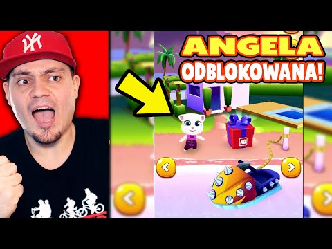 ODBLOKOWAŁEM ANGELĘ! 😺 Talking Tom Jetski 2