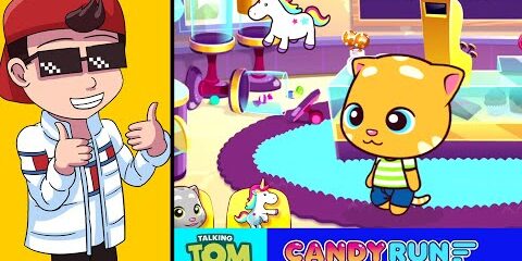 ODBLOKOWAŁEM GINGER’a!🍬 Talking Tom Gold Run