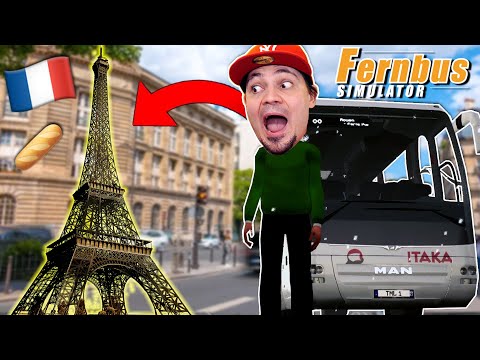 Bujam się po PARYŻU *dziś nie pracuję* 🗼 Fernbus Simulator