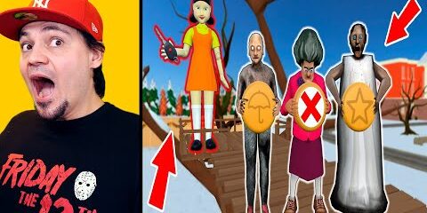 GRANNY i inni w SQUID GAME! 🙀