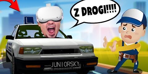 🚗 NAUKA JAZDY NA VR! *potrąciłem pieszych* | City Car Driving 🚗