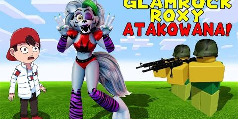 😮 Gram jako *GLAMROCK ROXY*. *ROBLOX* żołnierze mnie nienawidzą! 😮