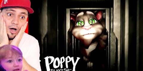 TALKING TOM – gram z córką 😯 *Poppy Playtime na modach*