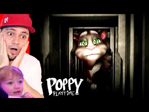 TALKING TOM – gram z córką 😯 *Poppy Playtime na modach*