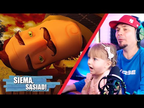 pokazuję mojej córce Hello Neighbor *bała się sąsiada* 😮 Hello Neighbor Pre Alpha