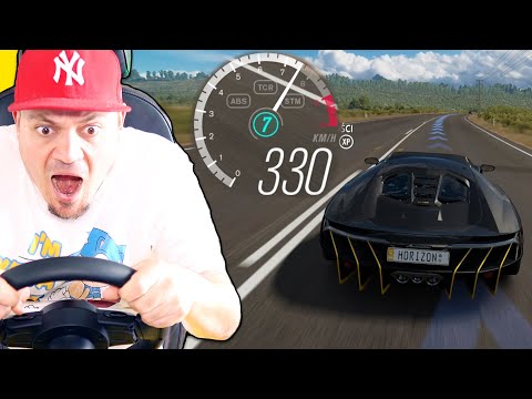 jadę moim nowym Lambo ponad 300 KMH! 😮 Forza Horizon 3 #01