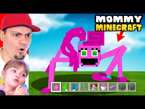 moja córka znalazła MOMMY LONG LEGS w MINECRAFCIE! 👑