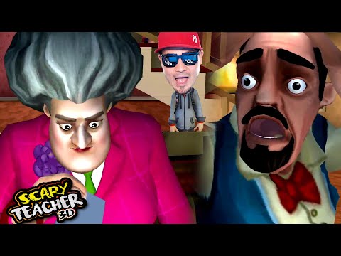 Pani TEODOR dostaje prezentem w RYJOKA 😂 Scary Teacher 3D