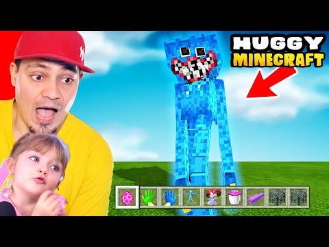 moja córka znalazła HUGGY WUGGY w MINECRAFT! 👑