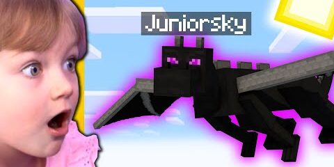 Córka zamienia mnie w ENDER DRAGONA! 😮 Minecraft