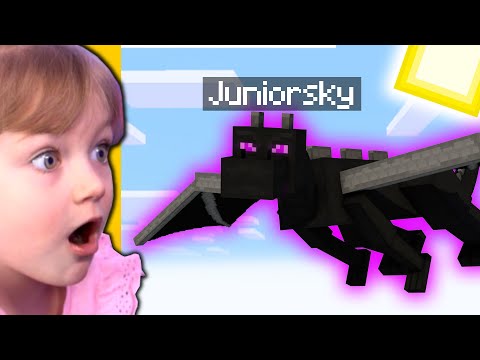 Córka zamienia mnie w ENDER DRAGONA! 😮 Minecraft