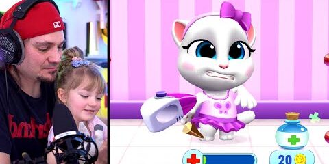 Moja córka leczy TALKING ANGELE! 😂 Talking Tom And Friends 17.0