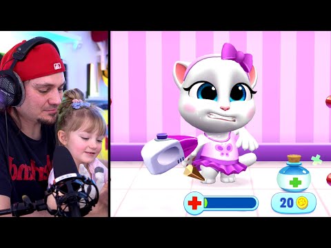 Moja córka leczy TALKING ANGELE! 😂 Talking Tom And Friends 17.0