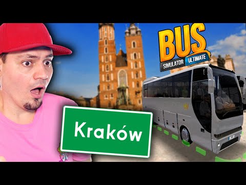 Prowadzę [AUTOBUS] do „KRAKOWA” w BUS SIMULATOR ULTIMATE 😁