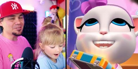 Moja córka karmi TALKING ANGELE! 😂 Talking Tom And Friends 18.0