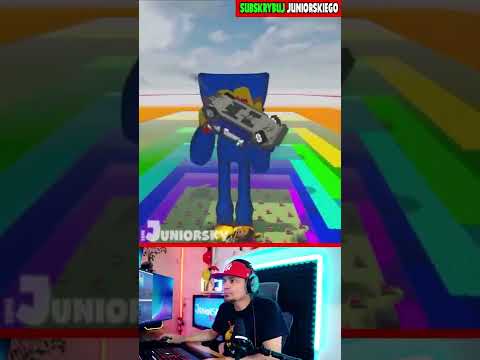 HUGGY WUGGY kontra SAMOCHODY w TEARDOWN 🤭 #shorts