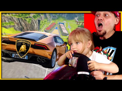 LAMBORGHINI ZA 2.000.000$ vs XXL SKOCZNIA MAŁYSZA 🏎️ Beam.NG Mody