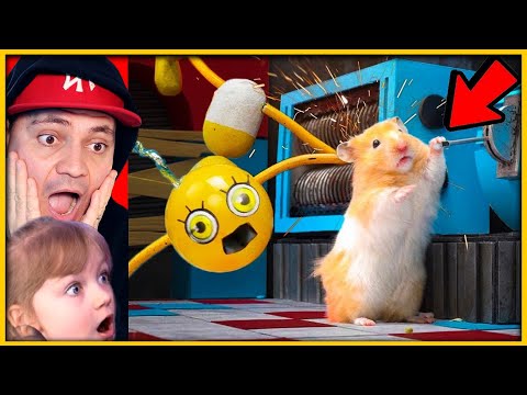 POPPY PLAYTIME kontra CHOMIKI?! (*NAJŚMIESZNIEJSZE FILMIKI* JUNIORSKY REAKCJE!)