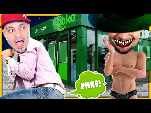Nie rób zakupów w ŻABCE o 2 w nocy 😯 The Smiling Man (*UŚMIECHNIĘTY CHŁOP* mnie goni!)