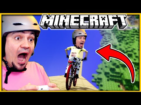 MAPA MINECRAFT W SYMULATORZE ROWERU 2.0 😆 NOWE SUPER MAPY I UPADKI JUNIORSKIEGO!