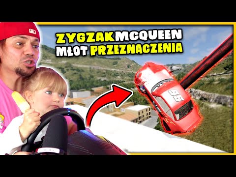 ZYGZAK MCQUEEN vs XXL MŁOT PRZEZNACZENIA 😮 Beam.Ng Mody