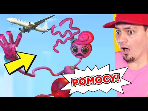 POPPY PLAYTIME W PRAWDZIWYM ŻYCIU?! (HUGGY WUGGY + MOMMY LONG LEGS WYKOPANI Z SAMOLOTU!)