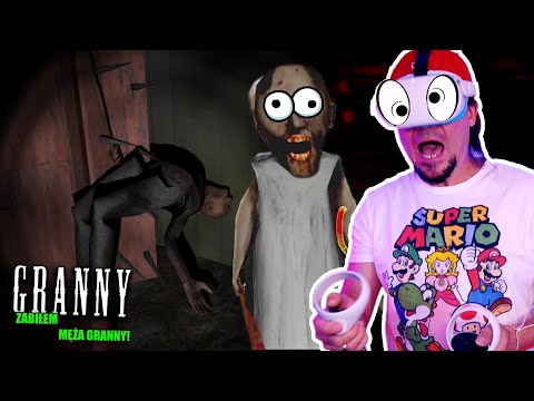 😨 ZABIŁEM DZIADKA OD GRANNY! *była na mnie zła*! | Granny 2 VR