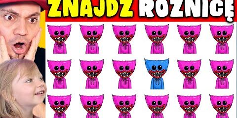 ZNAJDŹ RÓŻNICĘ! (POPPY PLAYTIME VS AMONG US) 🕵️ JUNIORSKY Z CÓRKĄ