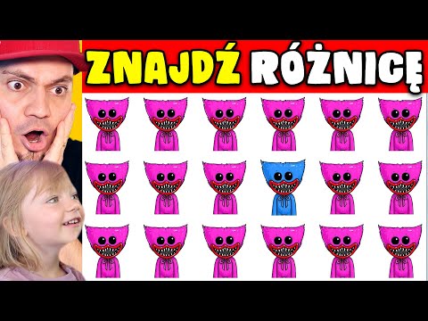 ZNAJDŹ RÓŻNICĘ! (POPPY PLAYTIME VS AMONG US) 🕵️ JUNIORSKY Z CÓRKĄ