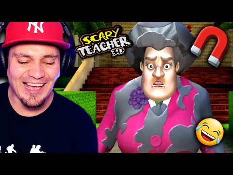 🤣 PANI TEODOR I PRANK Z MAGNESEM! (NOWE PRANKI) 🧲 Scary Teacher 3D // Straszna Nauczycielka 3D